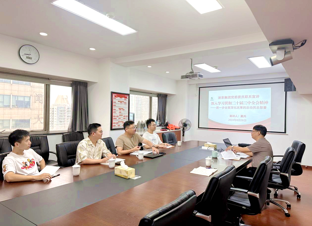 尊龙凯时(中国)人生就是搏!集团财务部党支部认真开展学习党的二十届三中全会精神宣讲活动